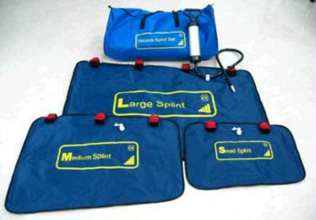 Vacuumsplint set of 3 pcs + pump